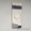 Greys and Swirls Hanging Canvas Wall Art